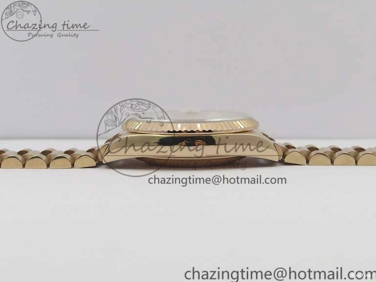 MiroTime 0117 MultiPurpose Day-Date 36 RG 128239 Bp Maker Best Edition White Dial on RG President Bracelet 3139